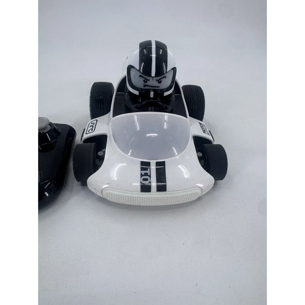 Sharper Image RC Motor Battles White Racer Only LED Lights Wireless Remote